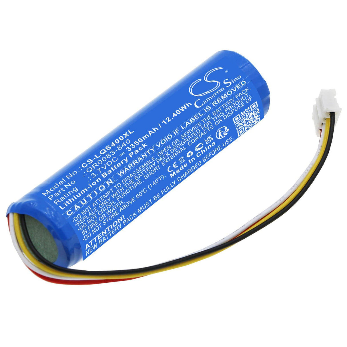 3.7v, Li-ion, 3350mah, Alarm Battery Fits Qolsys, Iq Panel 4, Iq Panel 4 Powerg, 12.40wh Alarm System Cameron Sino Technology Limited