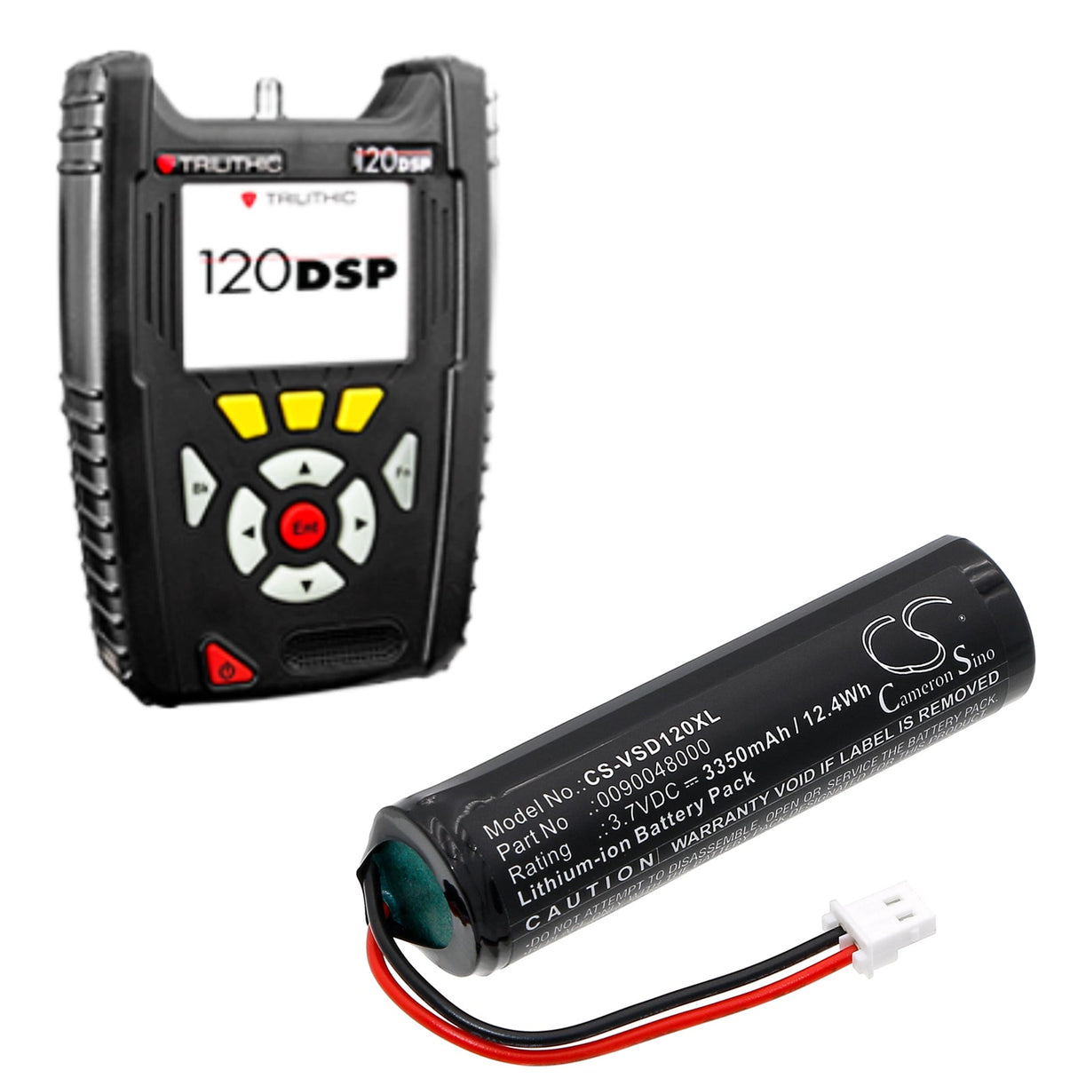 3.7V, Li-ion, 3350mAh, Equipment, Survey, Test battery fits Viavi, 120 Dsp, Seeker, 12.4Wh Equipment, Survey, Test Cameron Sino Technology Limited