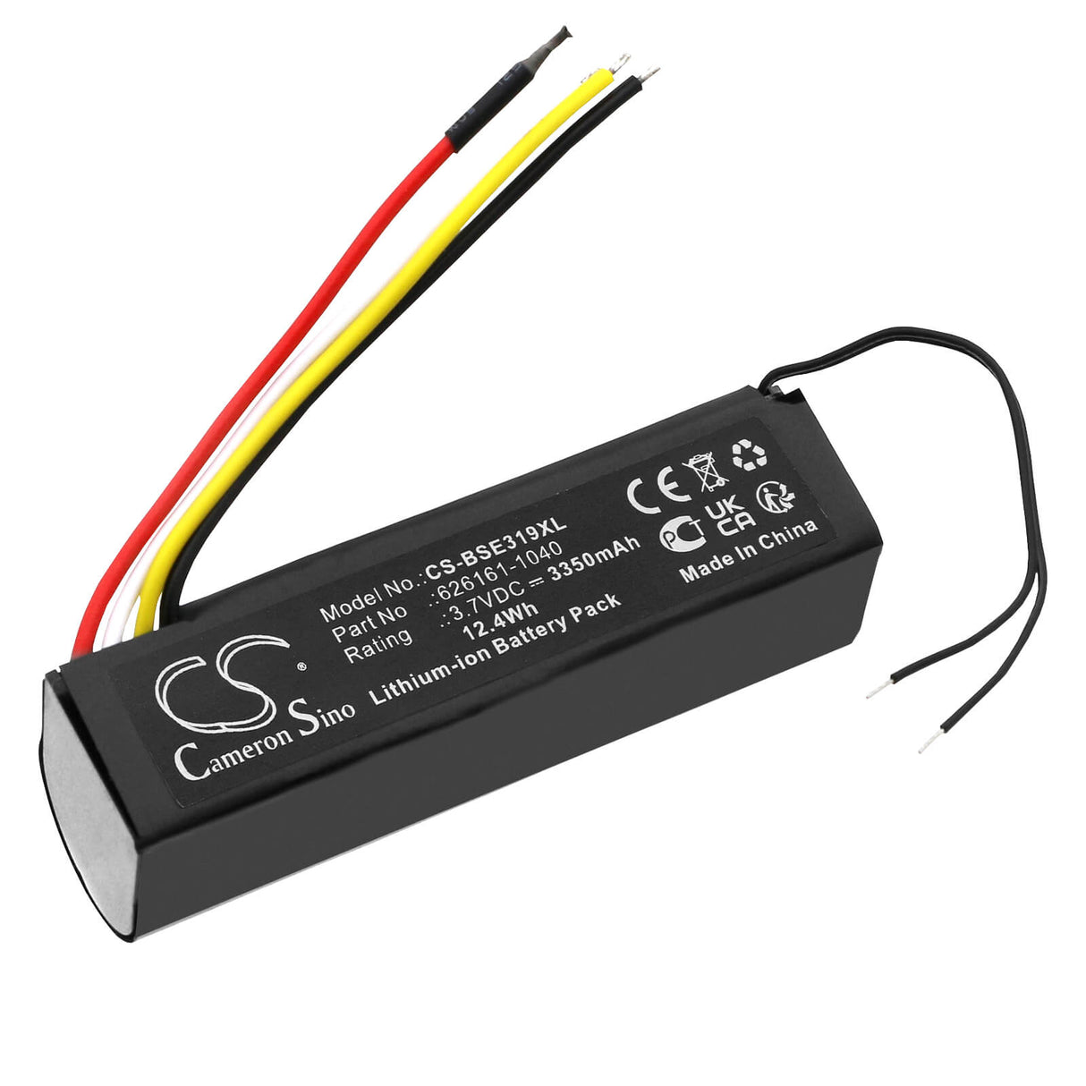 3,7V, Li-ion, 3350mAh, Batterie de haut-parleur compatible avec Bose, 8319, 12,4Wh Haut-parleur Cameron Sino Technology Limited