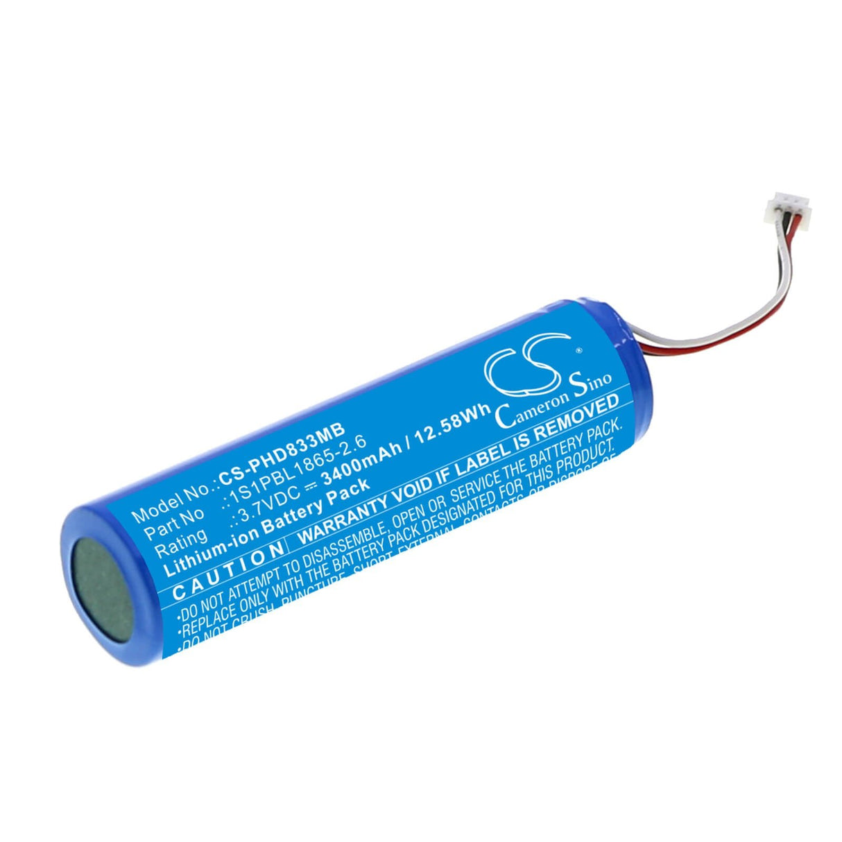 3,7v, Li-ion, 3400mah, Batterie de Babyphone Compatible avec Philips Avent Scd831, Avent Scd831/26, 12,58wh BabyPhone Cameron Sino Technology Limited