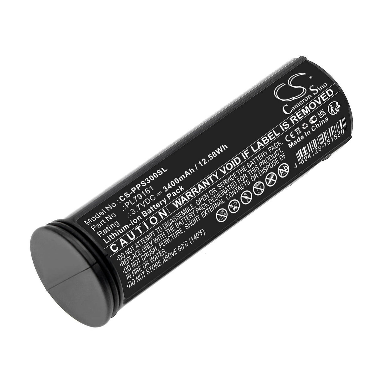 3,7V, Li-ion, 3400mAh, Batterie de télescope compatible avec Pulsar, Aps 3, Axion Xm, Axion Xq, 12,58Wh Télescope Cameron Sino Technology Limited