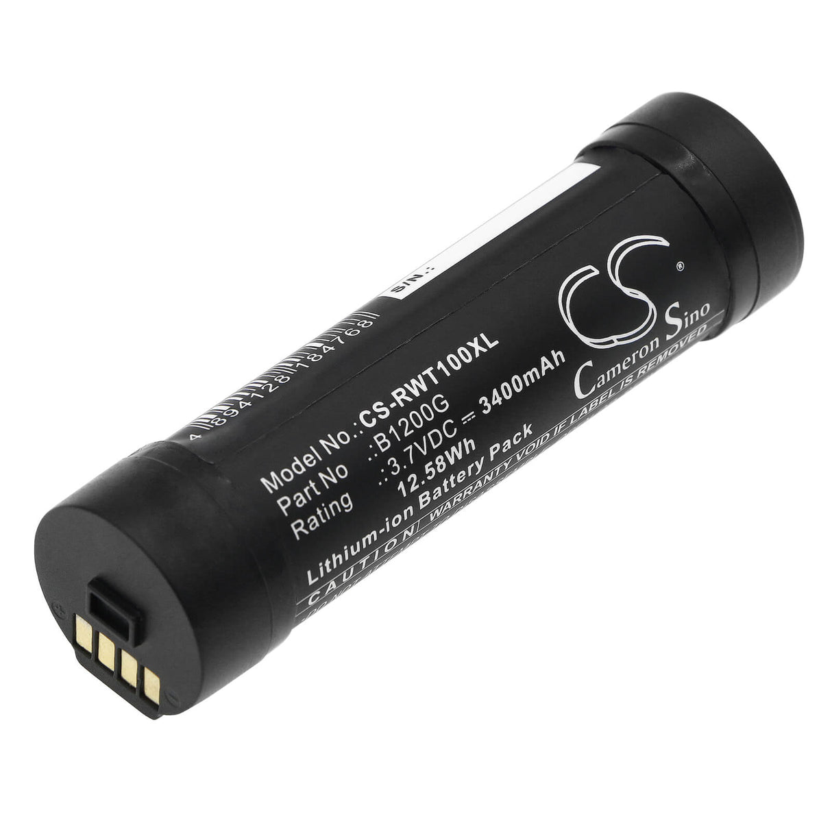 3.7v, Li-ion, 3400mah, Batterie VR compatible avec Realwear, B1200g, Commwear Hmt-1, 12.58wh VR Cameron Sino Technology Limited