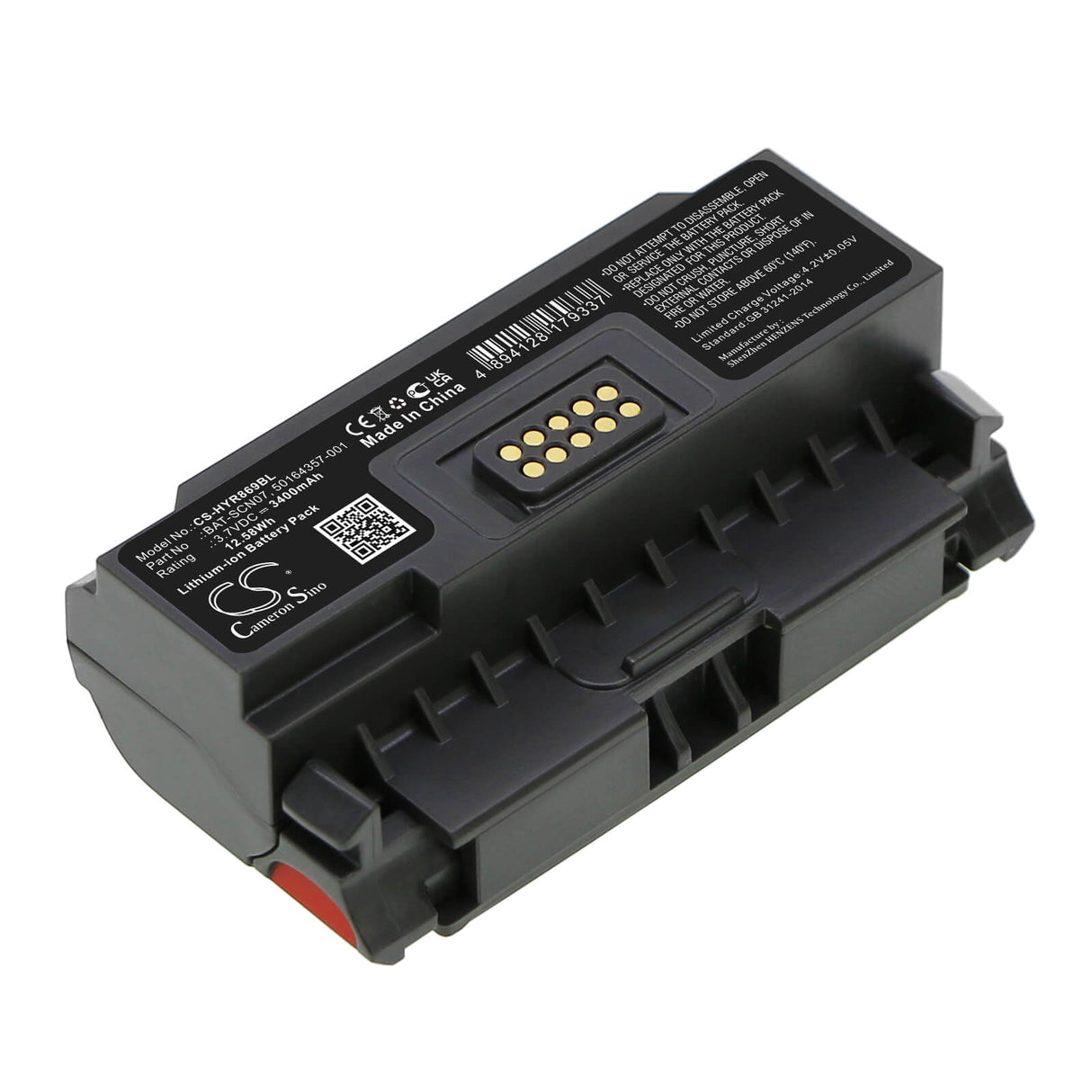 3.7v, Li-ion, 3400mah, Barcode Scanner Battery Fits Zebra 8690i Wearable Rfid Mini, 12.58wh Barcode Scanner Cameron Sino Technology Limited