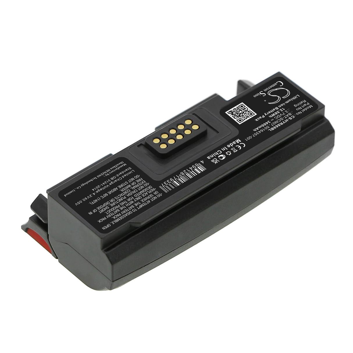3.7v, Li-ion, 3400mah, Barcode Scanner Battery Fits Zebra 8690i Wearable Rfid Mini, 12.58wh Barcode Scanner Cameron Sino Technology Limited