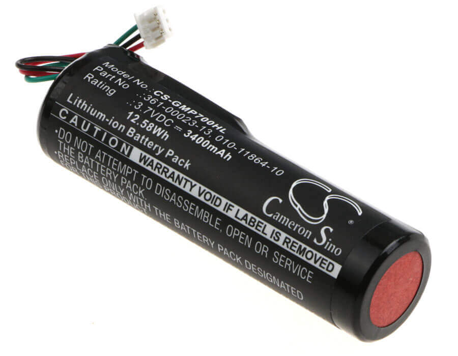 3.7V, Li-ion, 3400mAh, Dog Collar battery fits Garmin, 010-11864-10, Pro 550 Handheld, Pro 70 Dog Transmitter, 12.58Wh Dog Collar Cameron Sino Technology Limited