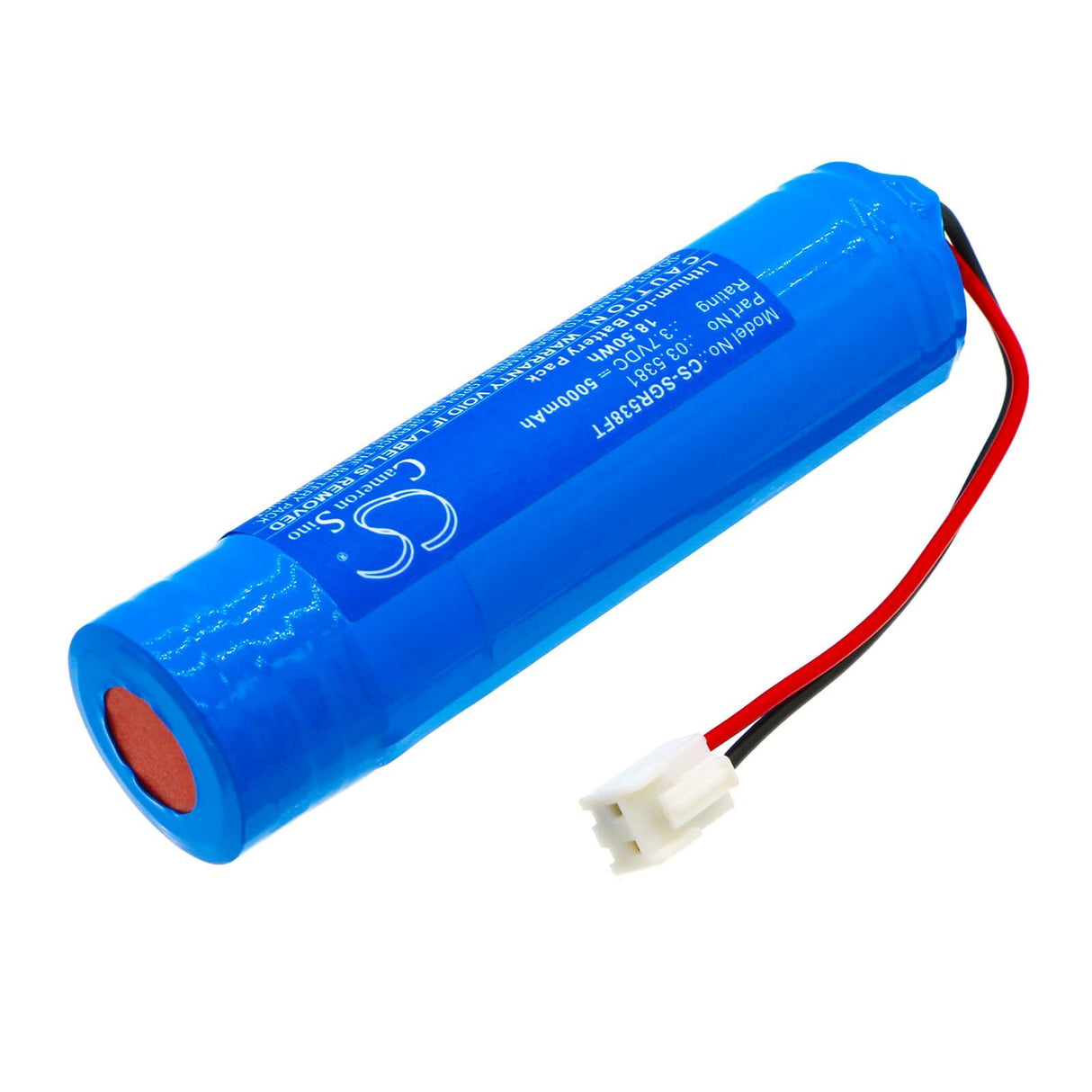 3.7V, Li-ion, 5000mAh, Batterie de lampe de poche compatible avec Scangrip, 3.5381, 3.5439, Nova R, 18.50Wh Lampe de poche Cameron Sino Technology Limited