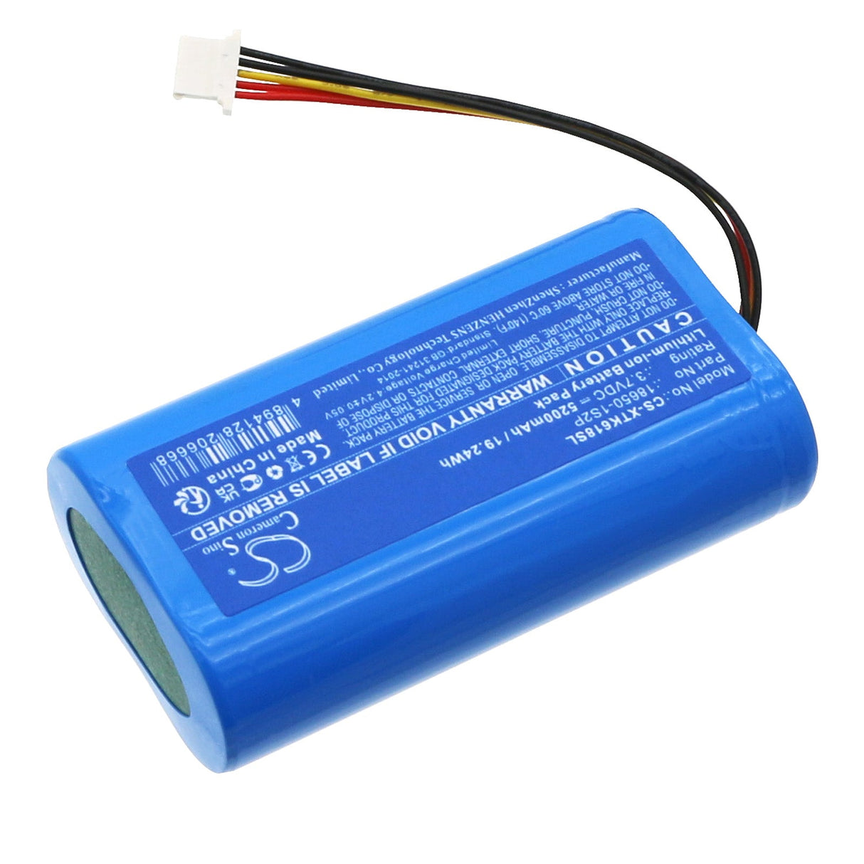 3.7V, Li-ion, 5200mAh Diagnostic Scanner Battery fits Xtool, Inplus Ik618 Automotive Key Pr, 19.24Wh Diagnostic Scanner Cameron Sino Technology Limited