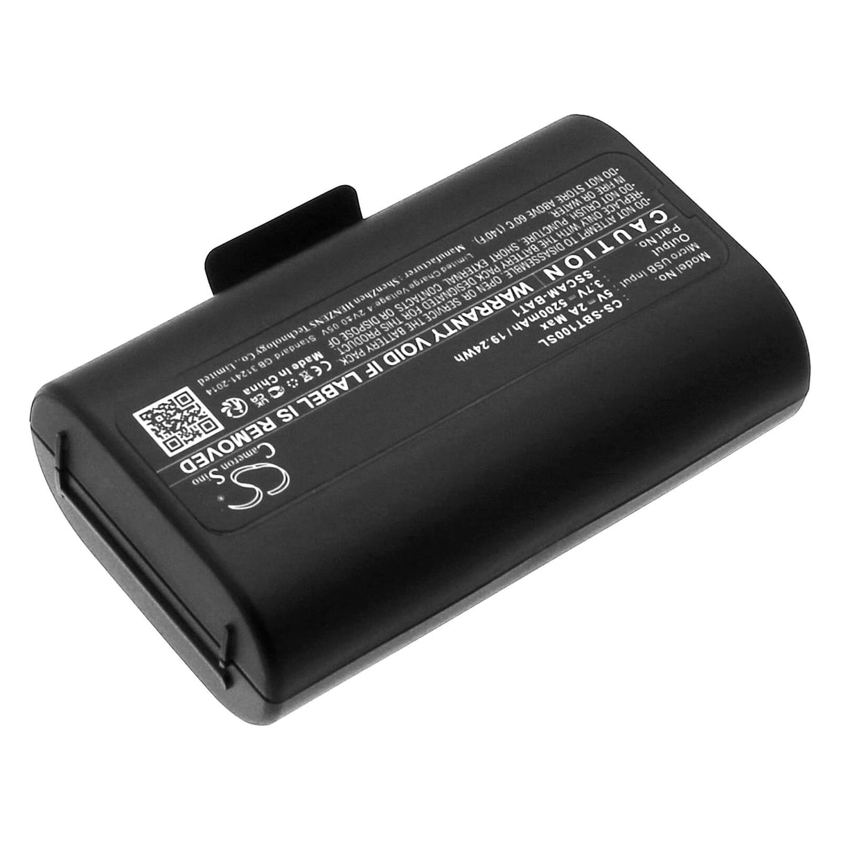 3.7v, Li-ion, 5200mah, Home security battery Fits Simplisafe Extra Outdoor, 19.24wh Home Security Camera Cameron Sino Technology Limited