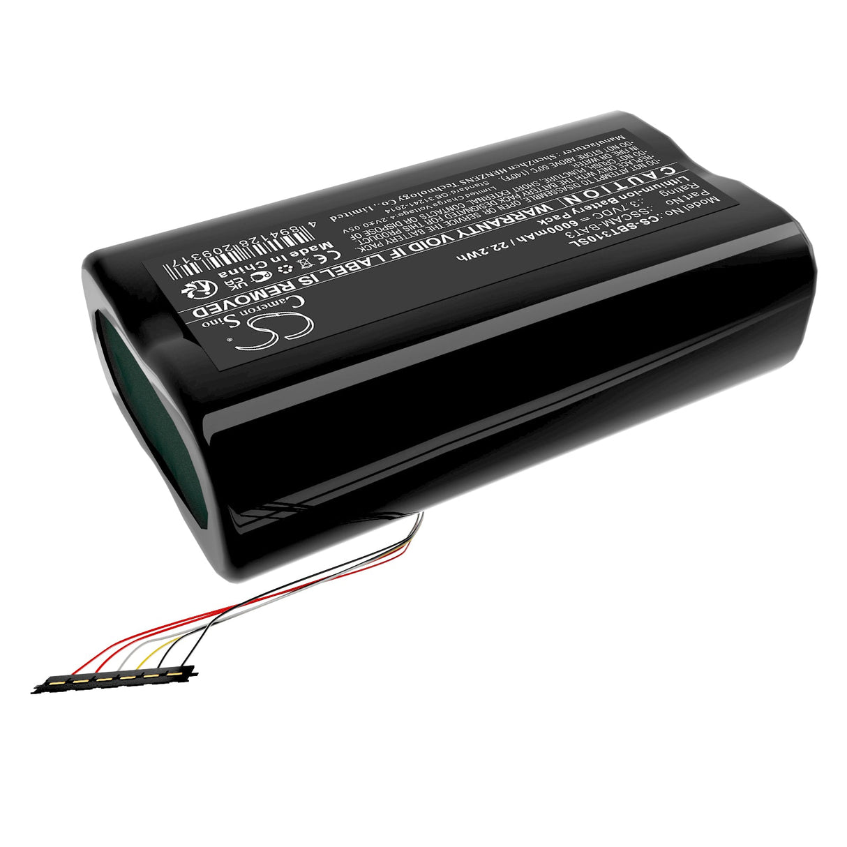 3.7V, Li-ion, 6000mAh, Home Security Camera battery fits Simplisafe, Simplisafe, 22.2Wh Home Security Camera Cameron Sino Technology Limited