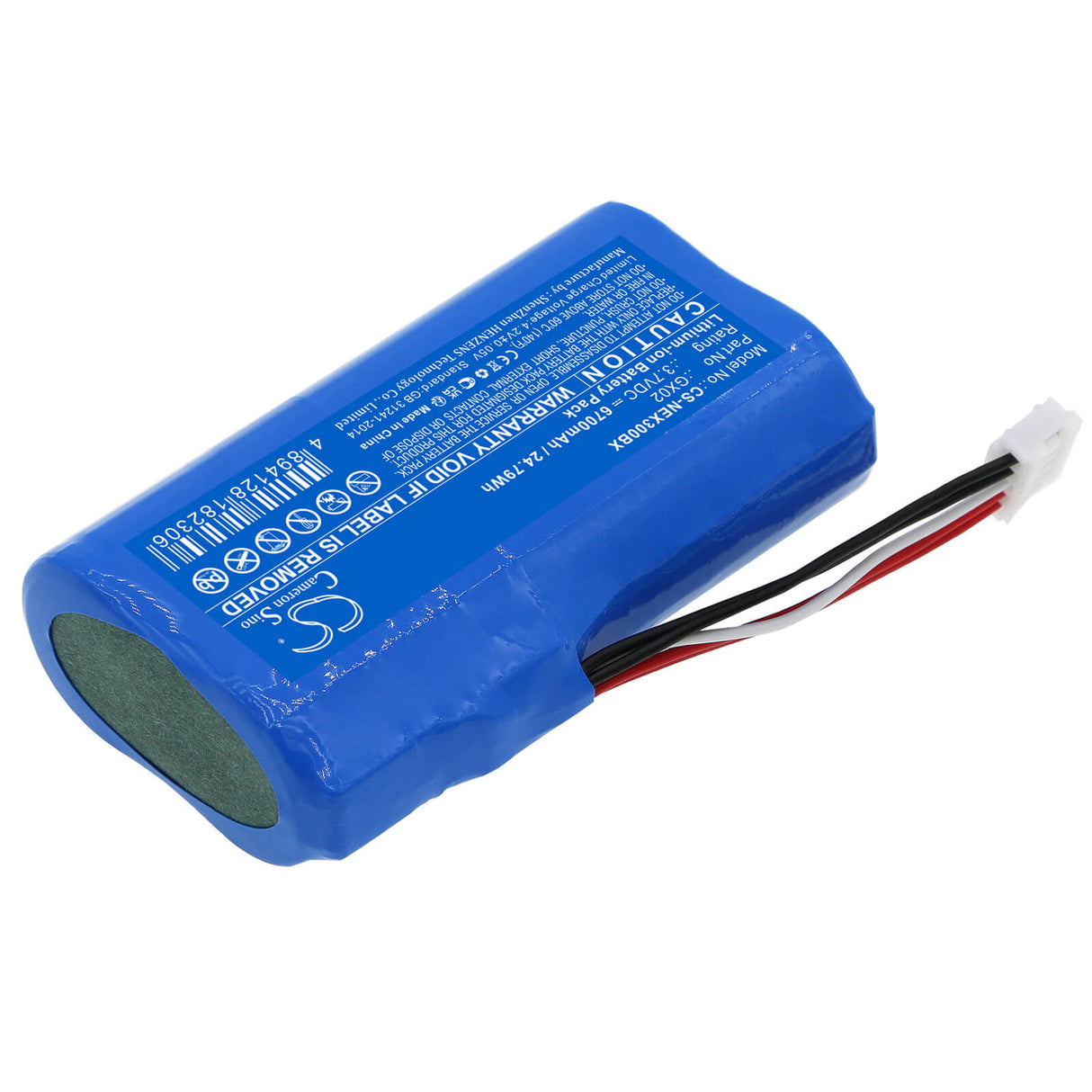 3,7V, Li-ion, 6700mAh, batterie de terminal de paiement compatible avec Nexgo, Gx02, N3, N5, 24,79Wh Terminal de paiement Cameron Sino Technology Limited