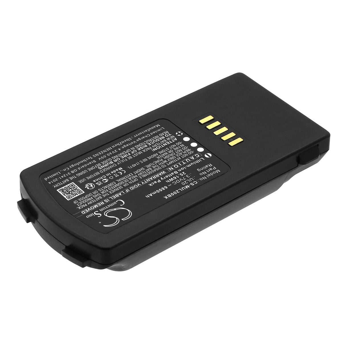 3.7V, Li-ion, 6800mAh Barcode Scanner Battery fits M3 Mobile, Ul20, Ul20f, 25.16Wh Barcode Scanner Cameron Sino Technology Limited