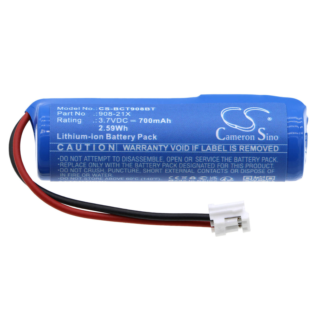 3.7v, Li-ion, 700mah, Alarm Battery Fits Daitem, Dp8000, Intercom Controllers, 2.59wh Alarm System Cameron Sino Technology Limited