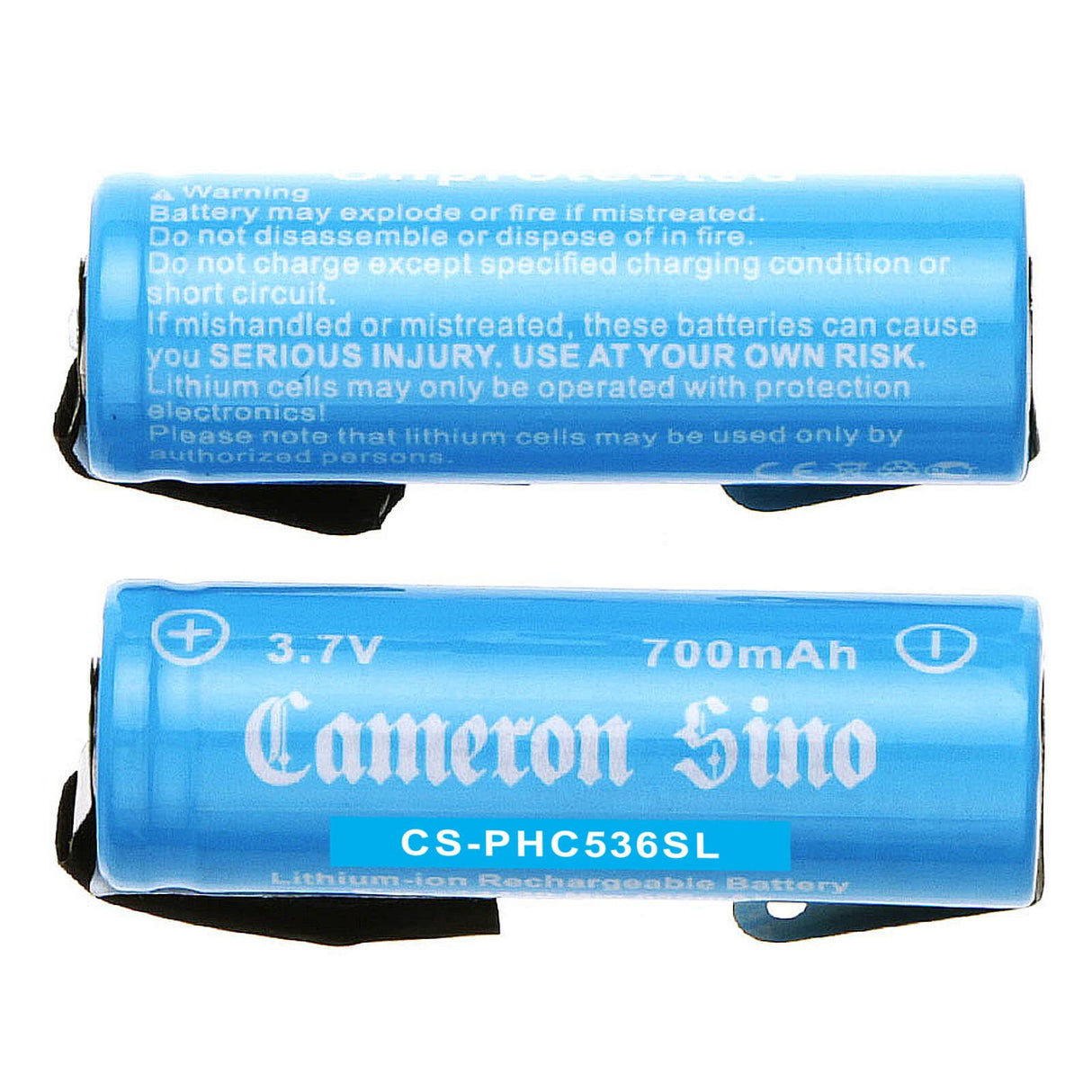 3,7V, Li-ion, 650mAh, Batterie de soins personnels compatible avec Philips, 1607420908993, Bsc200, Sc5260, 2,41Wh Soins personnels Cameron Sino Technology Limited