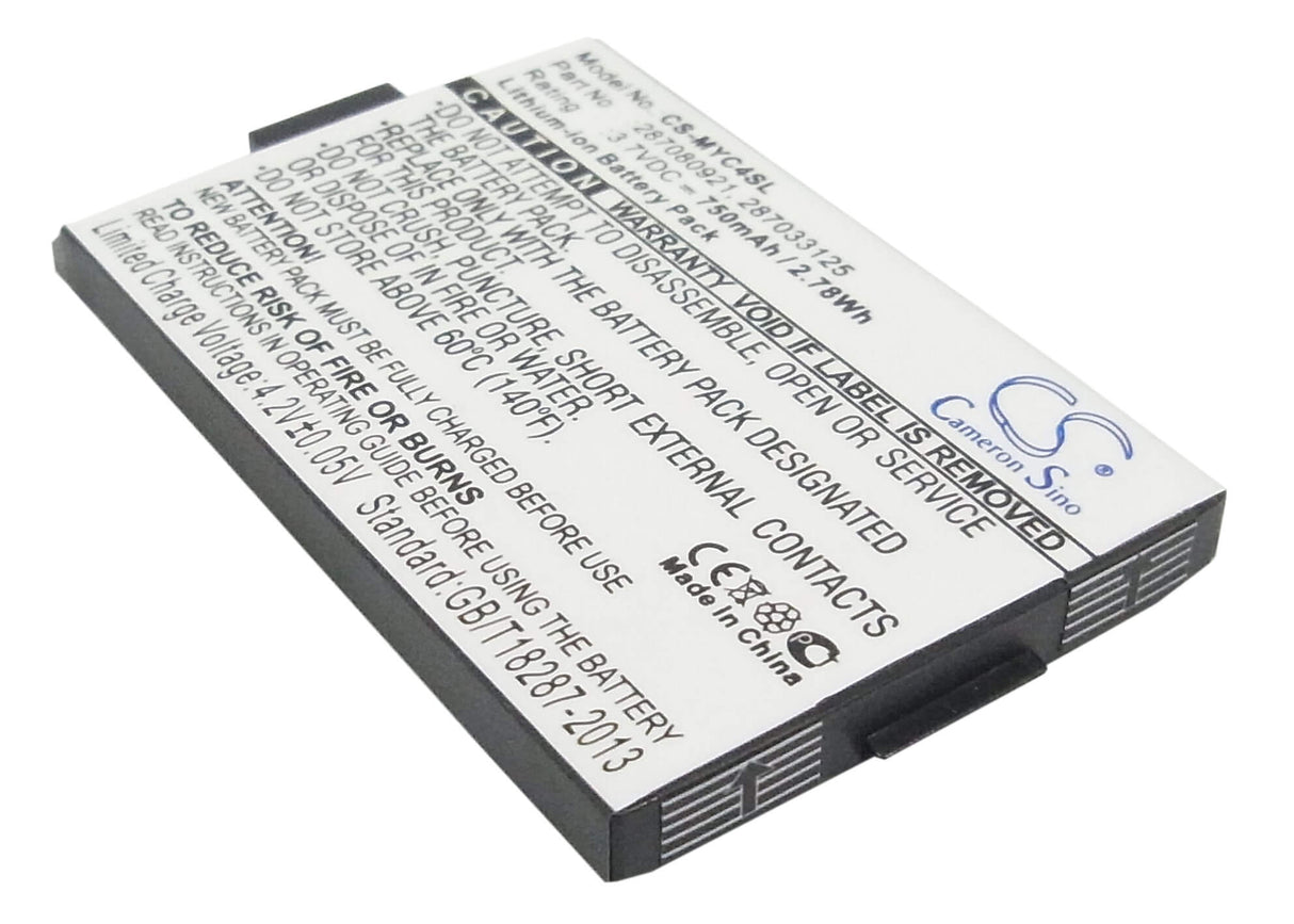 3,7V, Li-ion, 750mAh, batterie de smartphone compatible avec Tchibo, Bird, Sagem, 278082983, S310, V89, 2,78Wh Mobile, SmartPhone Cameron Sino Technology Limited (Suspendu)