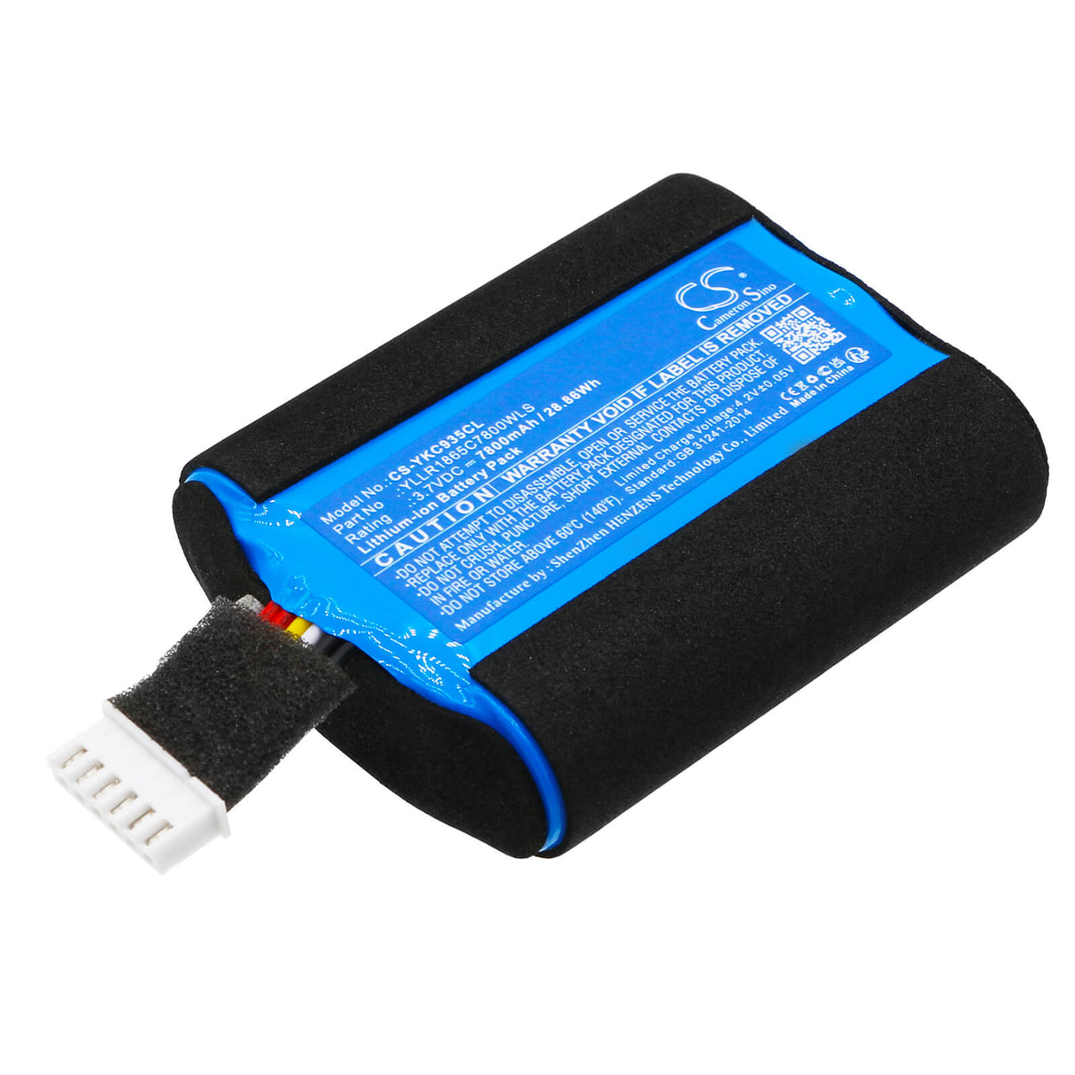 3.7V, Li-ion, 7800mAh, batterie de communication et de conférence compatible avec Yealink, Yllr1865c7800wls, Cp925, Cp935w, 28.86Wh Communication & Conférence Cameron Sino Technology Limited