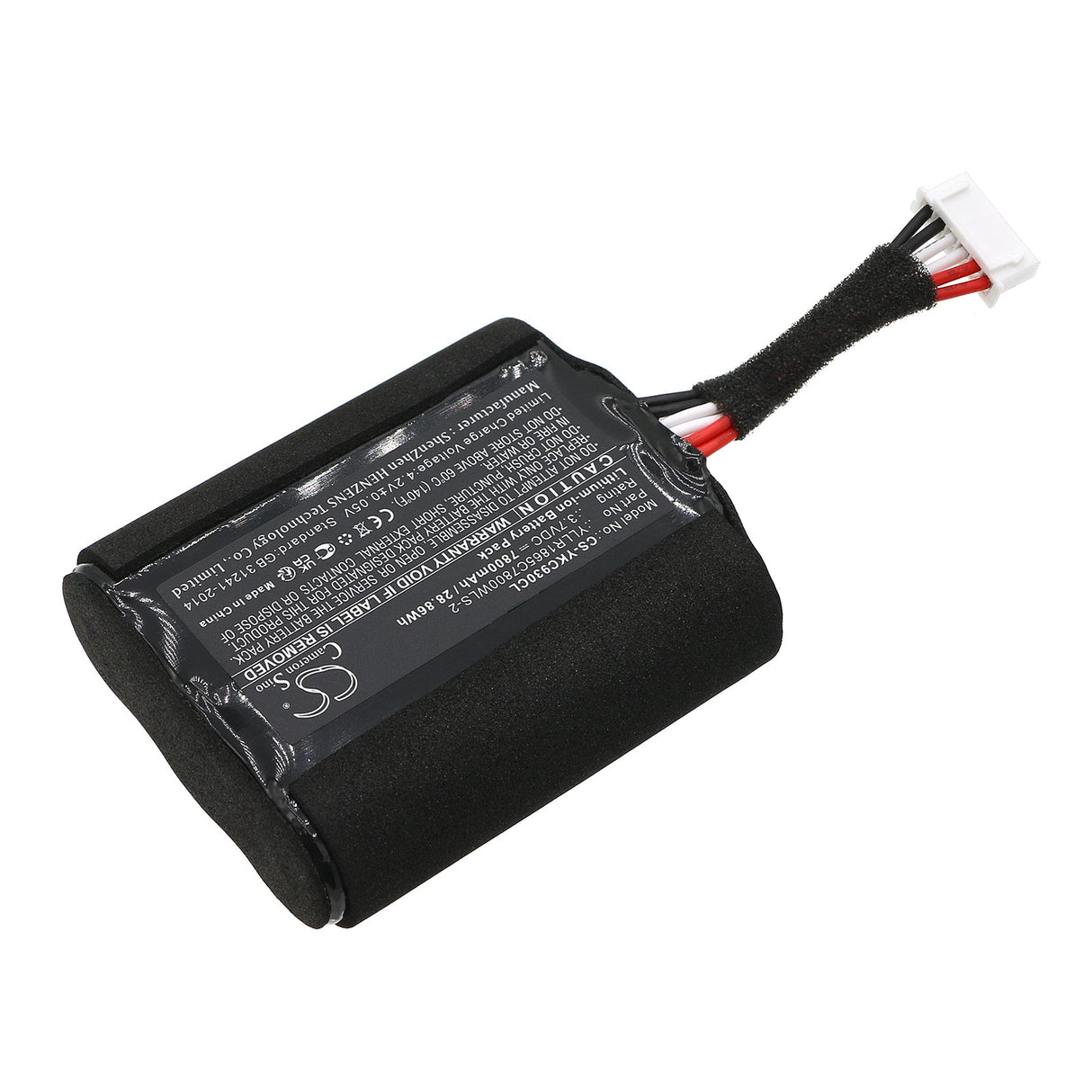 3.7V, Li-ion, 7800mAh, Batterie de communication et de conférence compatible avec Yealink, Yllr1865c7800wls-2, Cp930w, 28.86Wh Communication & Conférence Cameron Sino Technology Limited