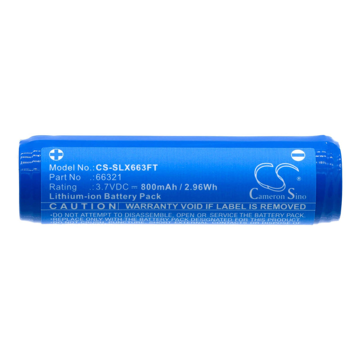 3.7V, Li-ion, 800mAh, Flashlight battery fits Streamlight, 66321, 66320 Flashlight, Microstream, 2.96Wh Flashlight Cameron Sino Technology Limited