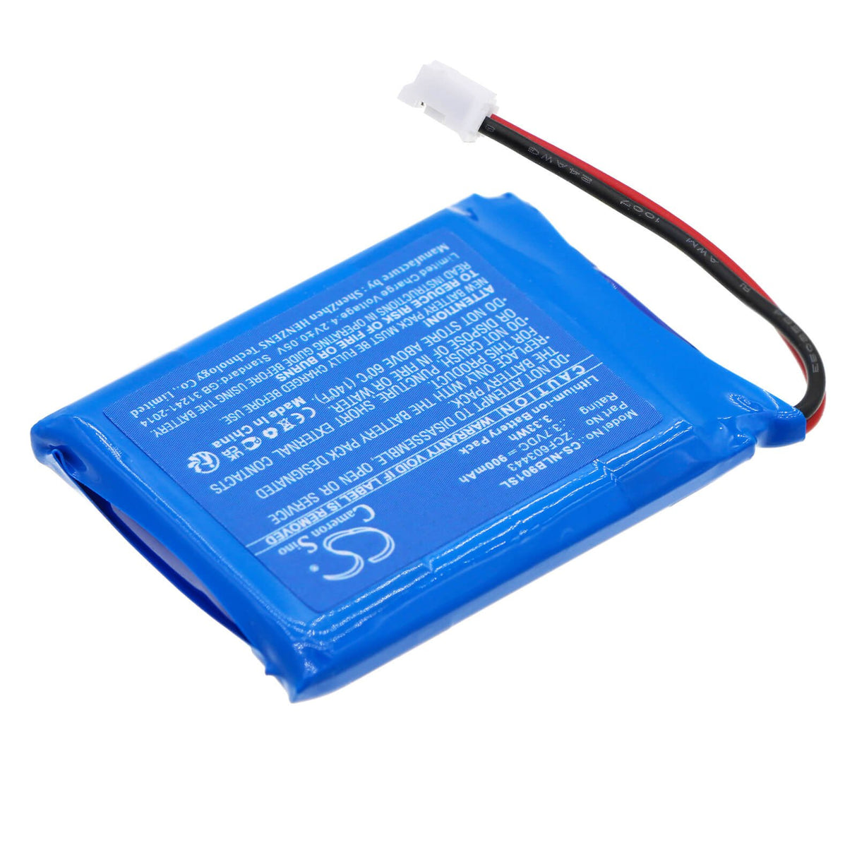 3.7V, Li-ion, 900mAh, Headset battery fits Nolan, Nc003-ba-38, N-com 901 X, N-com 901x, 3.33Wh Wireless Headset Cameron Sino Technology Limited