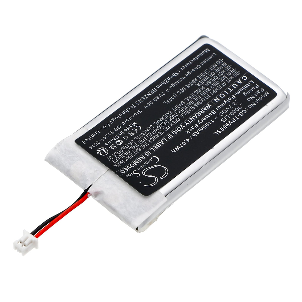 3,7V, Li-Polymère, 1100mAh, batterie GPS compatible avec Trail Tech, 9000-b800, Voyager, 4,07Wh GPS, Navigator Cameron Sino Technology Limited
