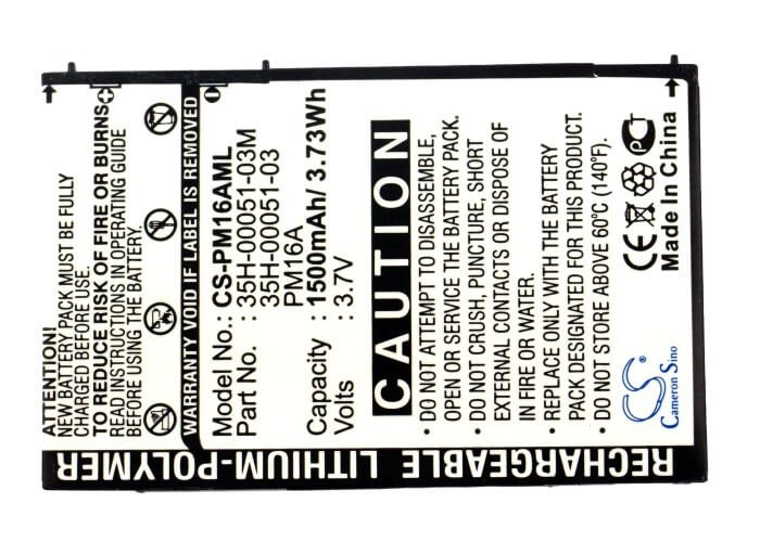 3,7V, Li-Polymer, 1500mAh, batterie de smartphone compatible avec I-mate, O2, Orange, Dopod, Htc, 35h00051-00, 818, 818 Pro, 5,55Wh Mobile, Smartphone Cameron Sino Technology Limited (Suspendu)
