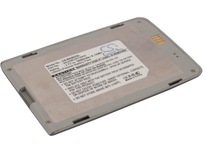 3.7V, Li-Polymer, 1650mAh, Media Player battery fits Creative, 70pf115000000, Pmc-hd0002, Zen Vision, 6.11Wh Media Player Cameron Sino Technology Limited (Suspended)