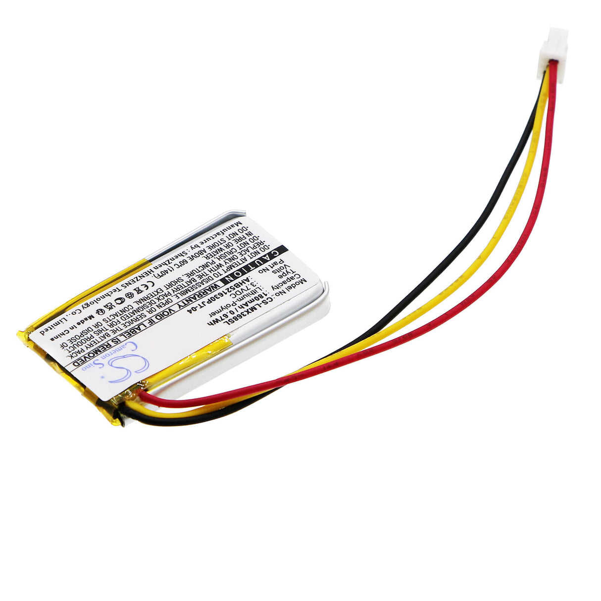 3.7V, Li-Polymer, 180mAh, Keyboard,Mouse battery fits Logitech, Ahb521630pjt-04, 810-006368, M-r0074, 0.67Wh Keyboard,Mouse Cameron Sino Technology Limited