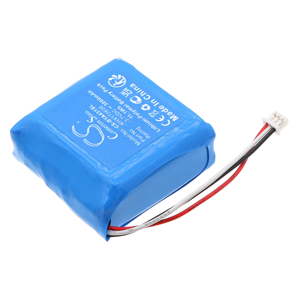 3.7V, Li-Polymer, 3000mAh, Batterie BabyPhone compatible avec Babymoov, Khx173636, A014429, A014431, 11.1Wh BabyPhone Cameron Sino Technology Limited