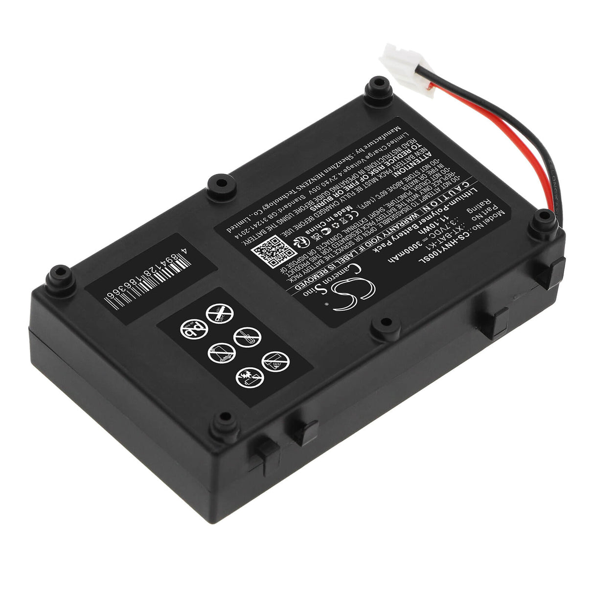 3.7v, Li-polymer, 3000mah, Equipment Battery Fits Honeywell, Bw Gasalert Max Xt Ii, 11.10wh Equipment, Survey, Test Cameron Sino Technology Limited