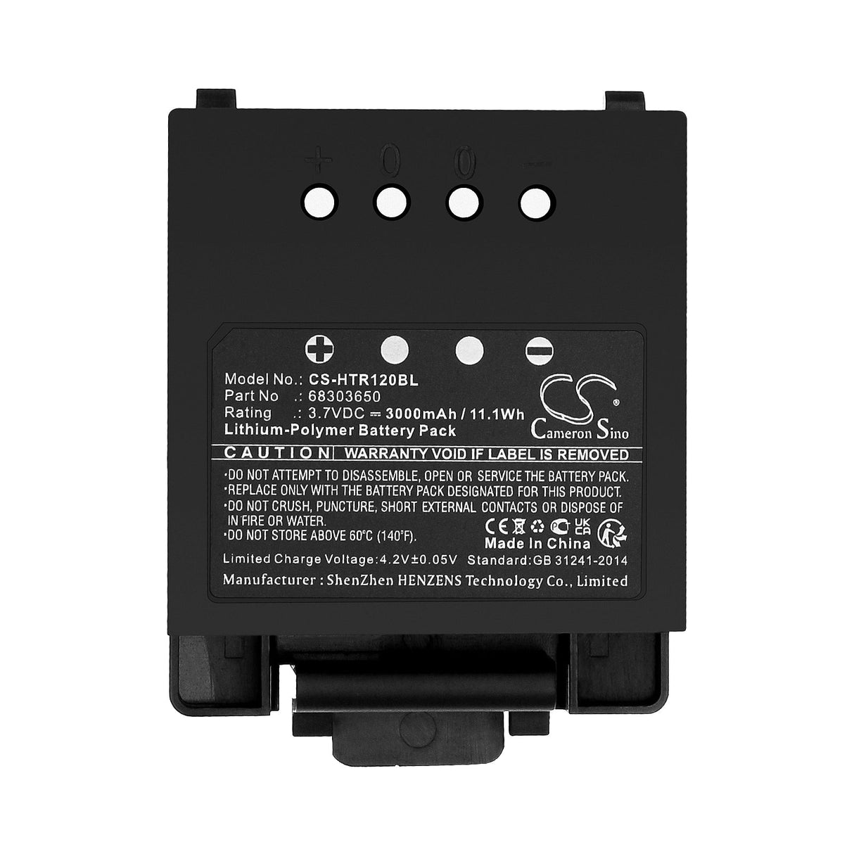 3.7v, Li-polymer, 3000mah, Crane Remote Battery Fits Hetronic Ergo-120, 11.1wh Crane Remote Control Cameron Sino Technology Limited
