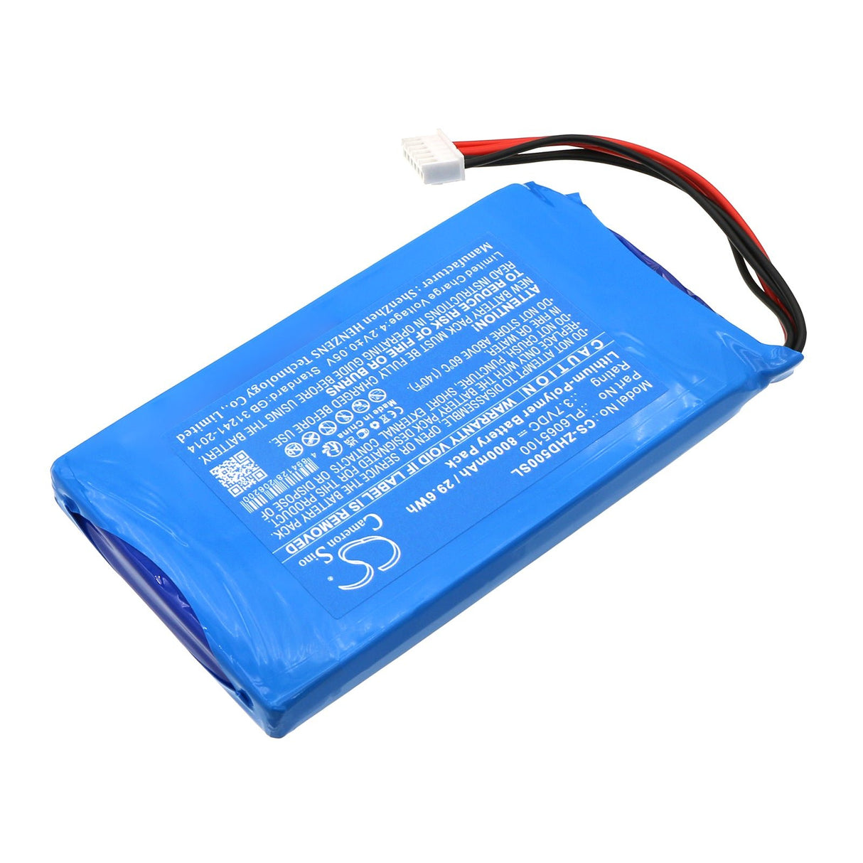 3.7V, Li-Polymer, 8000mAh Diagnostic Scanner Battery fits Zenith, Z5 Diagnostic Scan Tools, 29.6Wh Diagnostic Scanner Cameron Sino Technology Limited