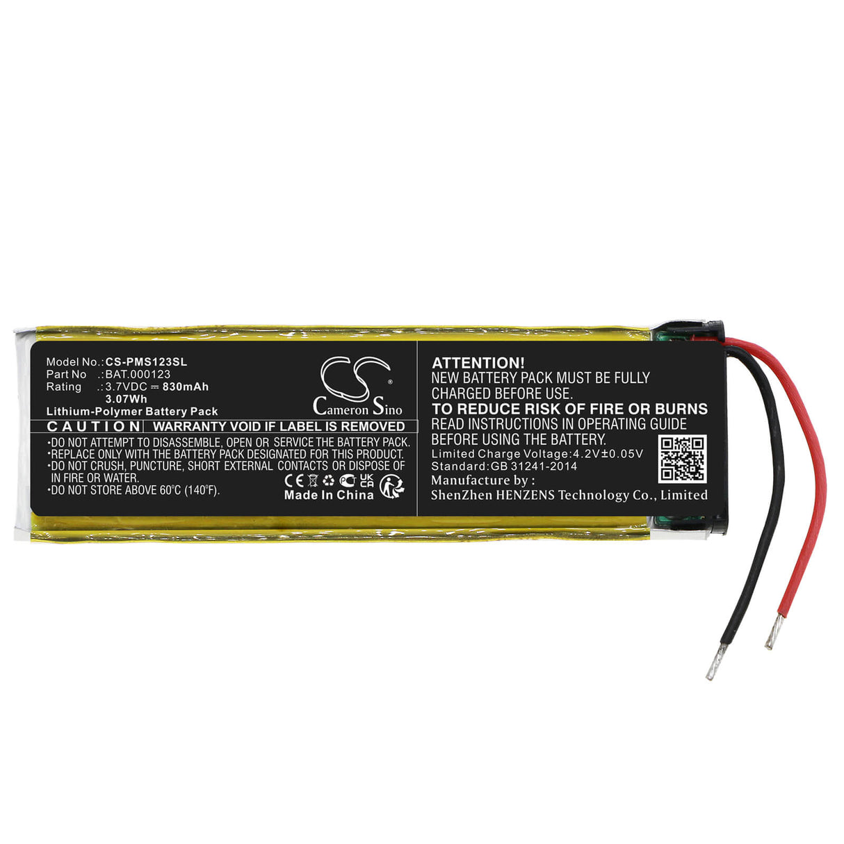 3.7v, Li-polymer, 830mah, Battery Fits Philip Morris Iqos 3.0 Multi, 3.07wh E-cigarette Cameron Sino Technology Limited