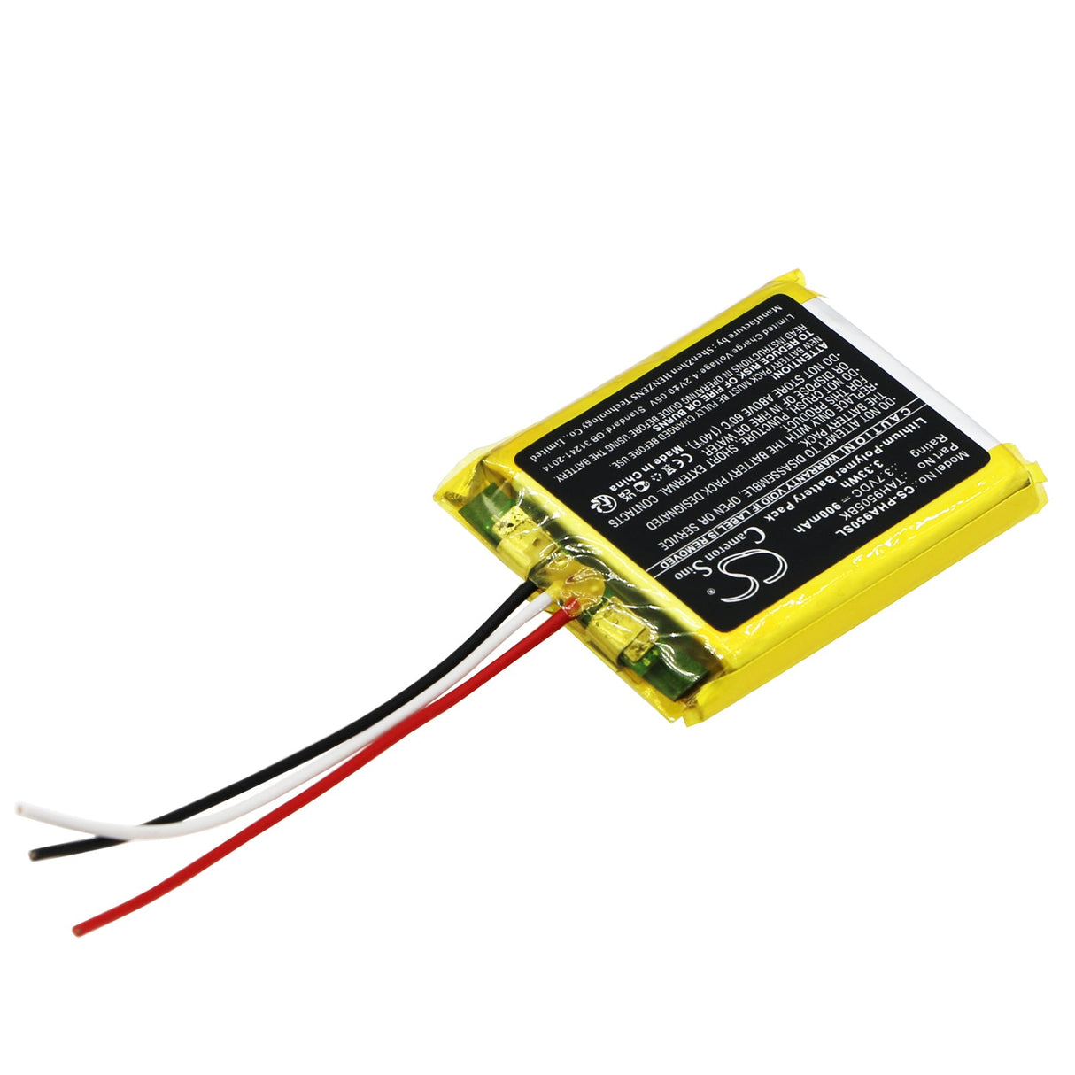 3.7V, Li-Polymer, 900mAh, Headset battery fits Philips, Tah9505bk, 3.33Wh Wireless Headset Cameron Sino Technology Limited
