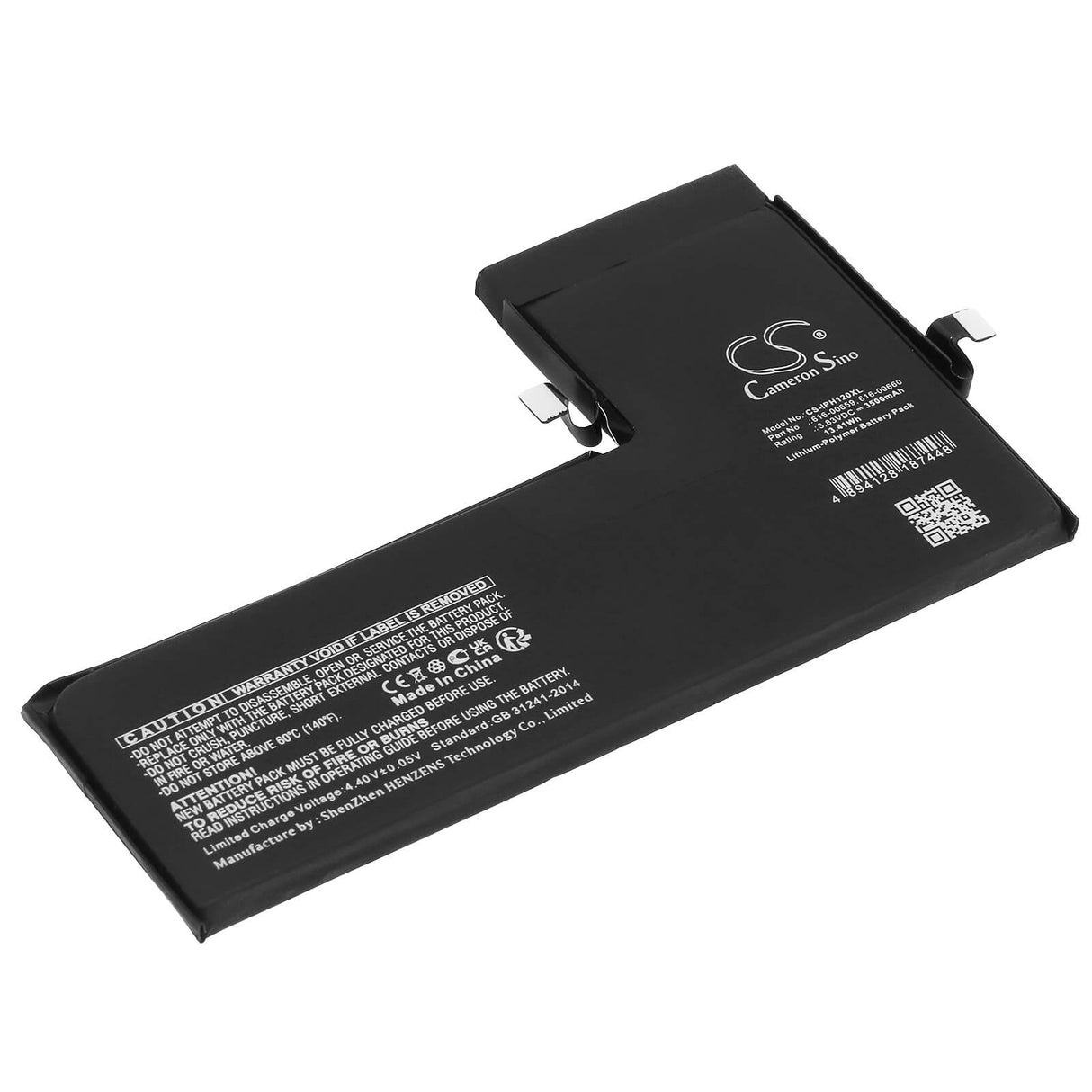 3,83V, Li-Polymer, 3500mAh, Batterie de smartphone compatible Apple, 616-00659, A2160, A2215, 13,41Wh Mobile, Smartphone Cameron Sino Technology Limited (Smartphone)