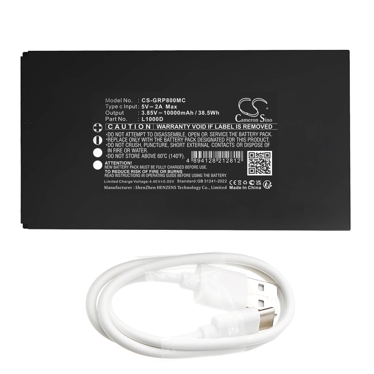 3.85V, Li-ion, 10000mAh, Sports & Outdoors battery fits Gardepro, E6p, E6pcf, 38.5Wh Sports & Outdoors Cameron Sino Technology Limited