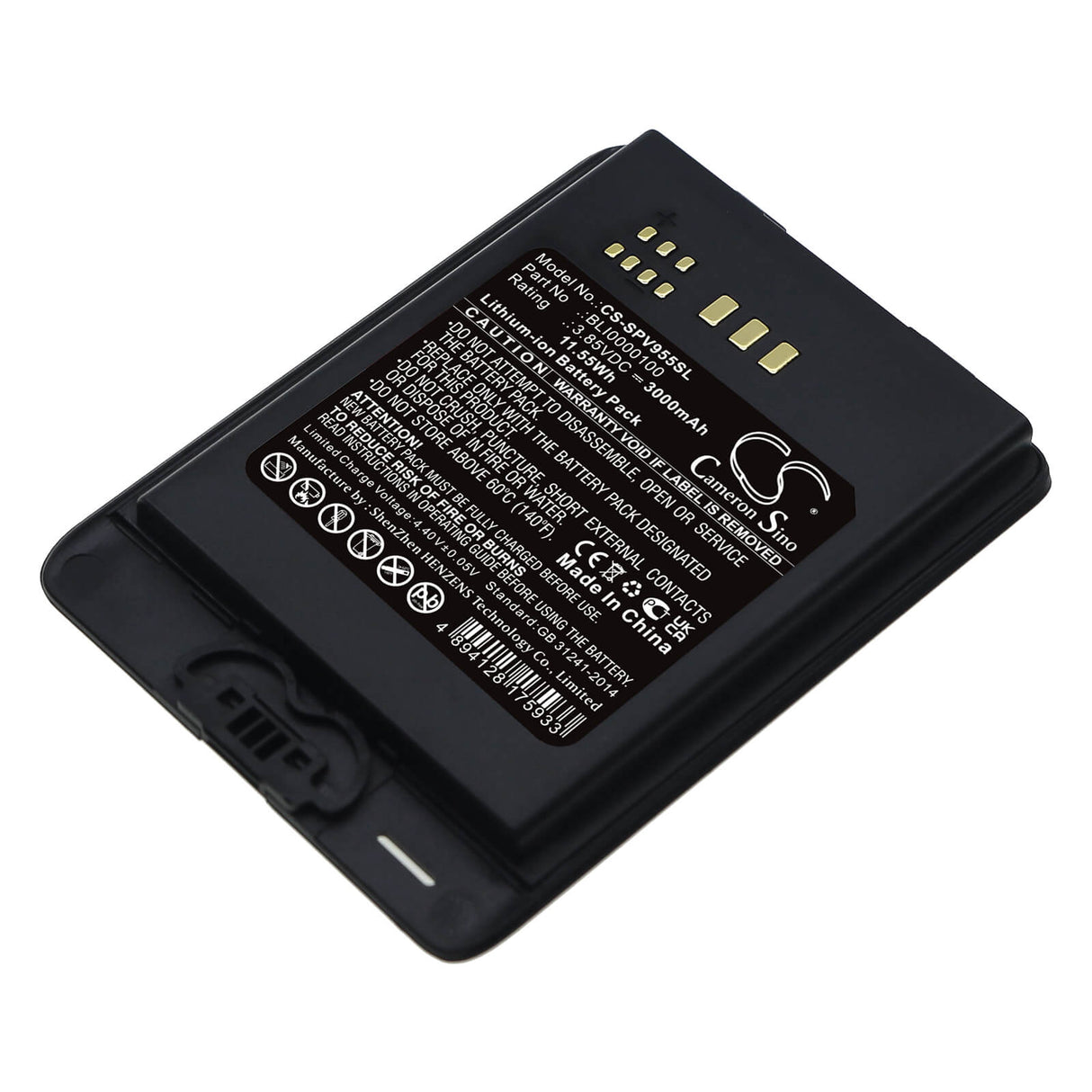 3.85V, Li-ion, 3000mAh, SmartPhone battery fits Cisco, Spectralink, 74-127733-01, 74-125897-02, Cp-860, 11.55Wh Mobile, SmartPhone Cameron Sino Technology Limited (Smartphone)