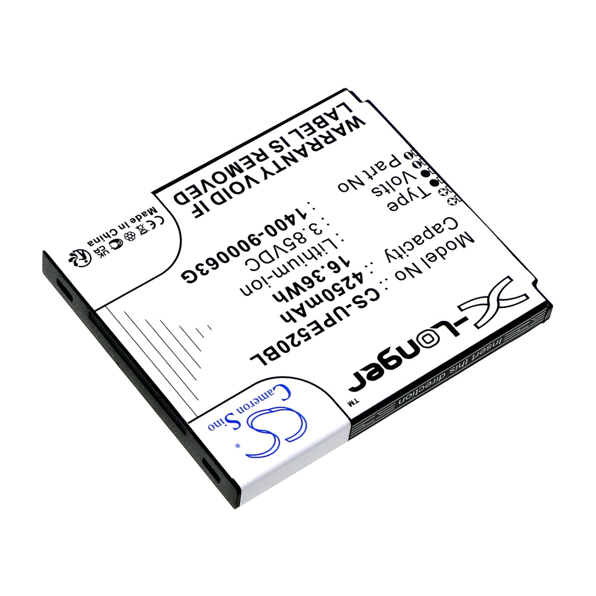 3.85v, Li-ion, 4250mah, Barcode Scanner battery Fits Unitech Ea520, 16.36wh Barcode Scanner Cameron Sino Technology Limited