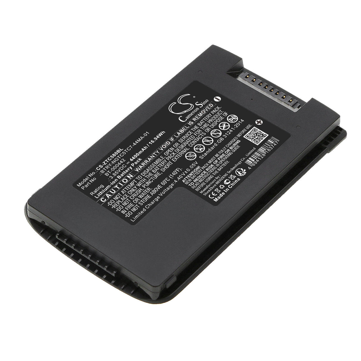 3.85v, Li-ion, 4400mah, Barcode Scanner Battery Fits Zebra, Tc53, Tc5301, 16.94wh Barcode Scanner Cameron Sino Technology Limited