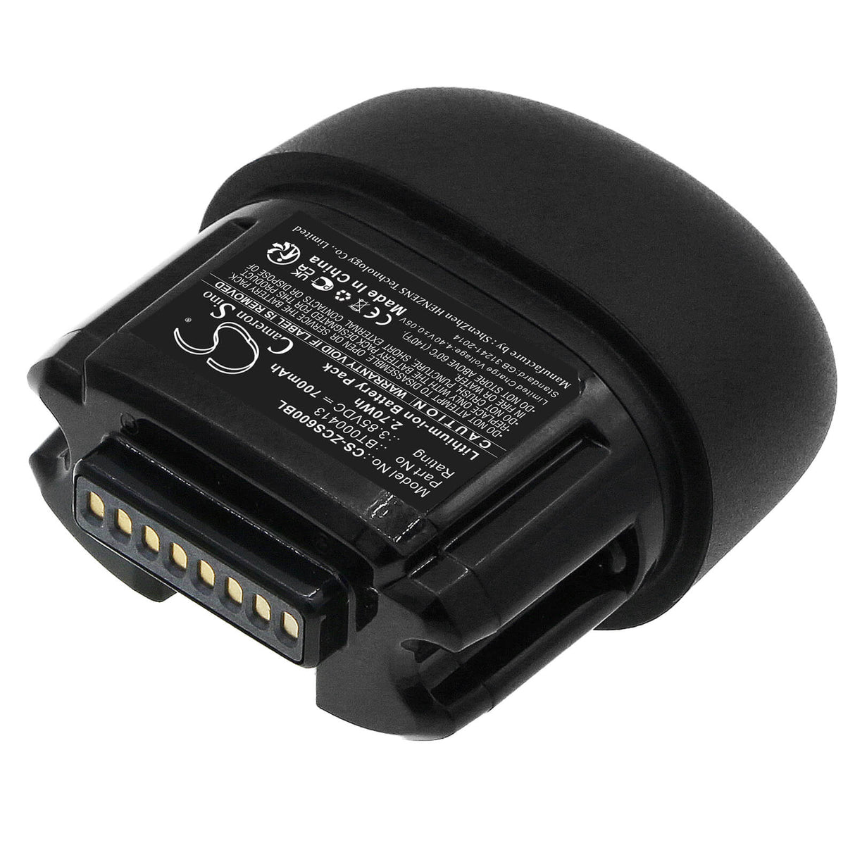 3.85v, Li-ion, 700mah, Barcode Scanner Battery Fits Zebra, Cs60, Cs6080, 2.70wh Barcode Scanner Cameron Sino Technology Limited