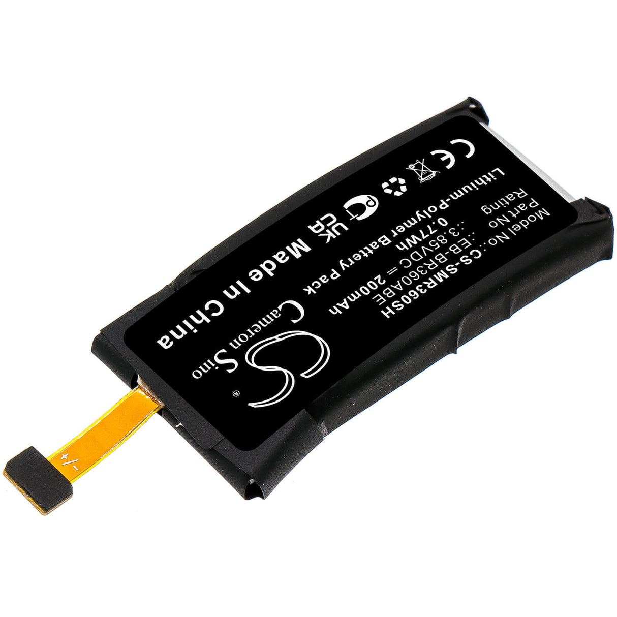3.85v, Li-polymer, 200mah, Battery Fit's Samsung, Gear Fit 2, Sm-r360, 0.77wh Batteries for Electronics Cameron Sino Technology Limited (Suspended)