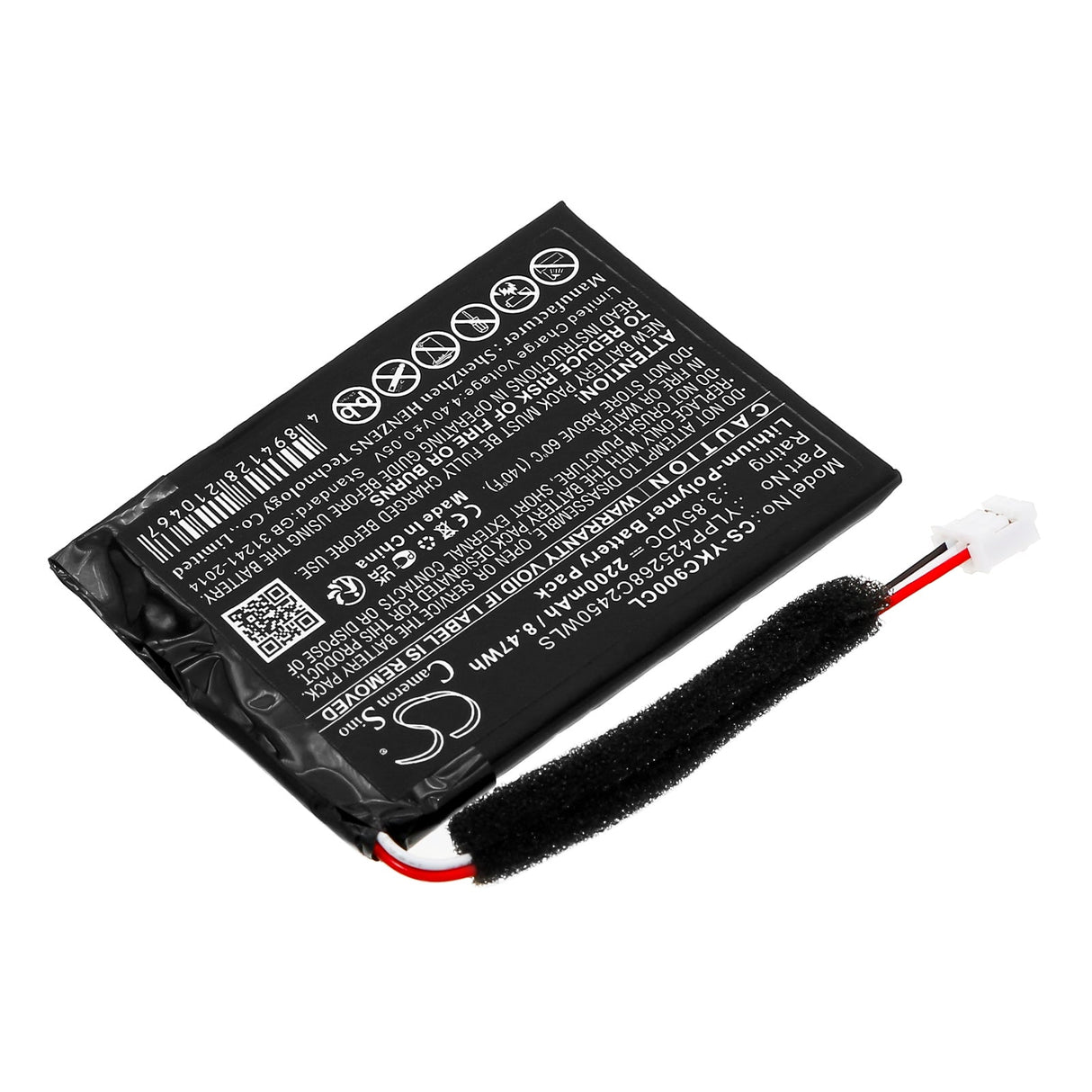 3,85V, Li-Polymère, 2200mAh, Batterie de communication et de conférence compatible avec Yealink, Cp900, 8,47Wh Communication & Conférence Cameron Sino Technology Limited
