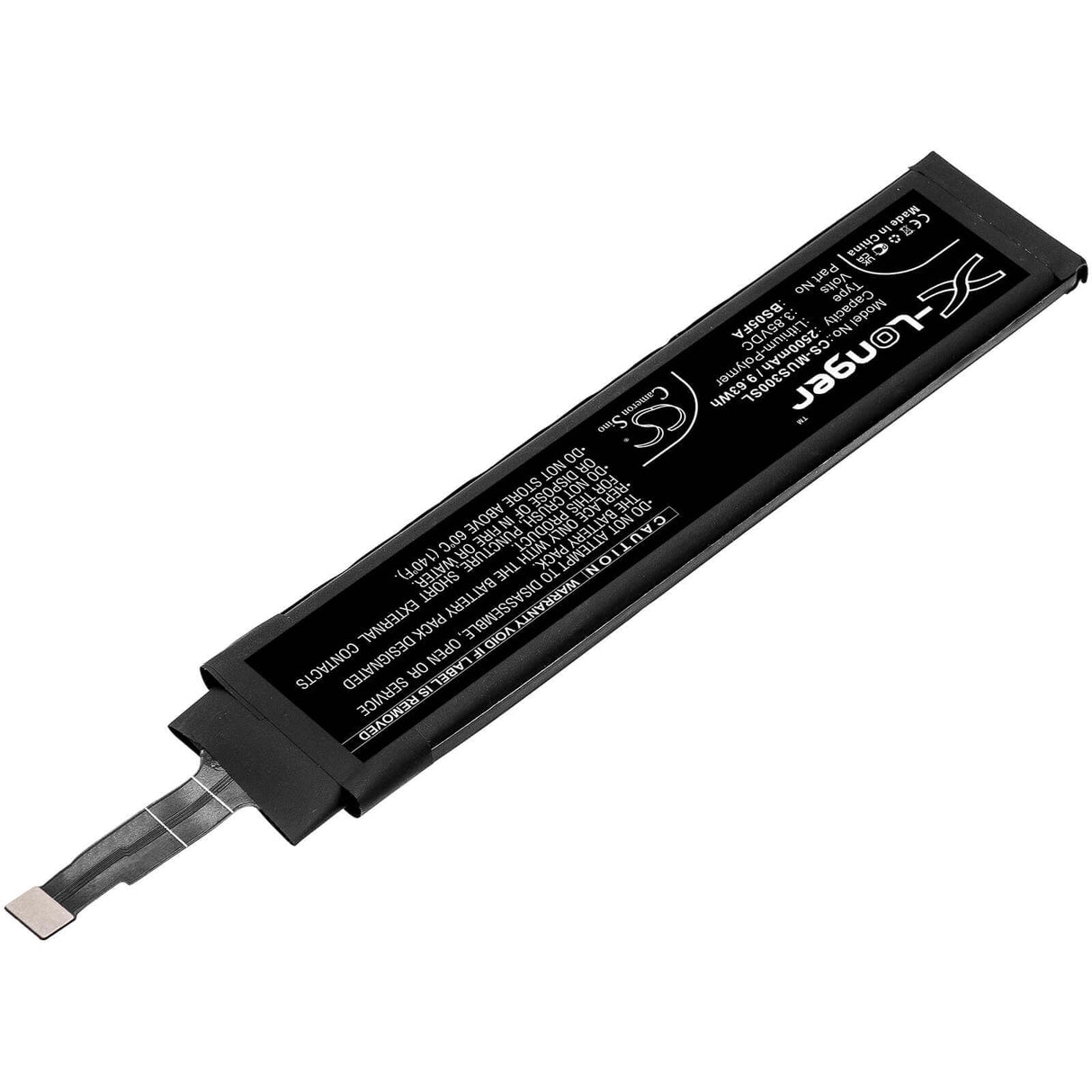 3.85V, Li-Polymer, 2500mAh, SmartPhone battery fits Xiaomi, Bs05fa, Black Shark 3 Pro, Black Shark 3 Pro 5g, 9.63Wh Mobile, SmartPhone Cameron Sino Technology Limited (Smartphone)