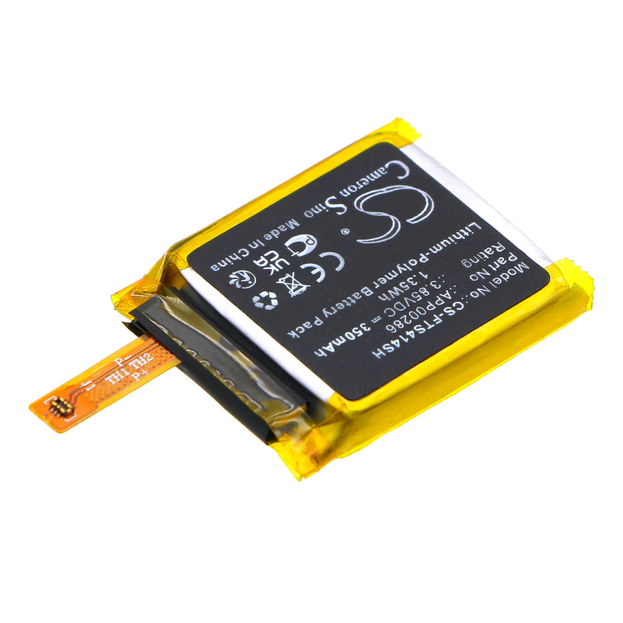 3.85v, Li-polymer, 350mah, Smartwatch Battery Fits Fossil Sport 41mm Gen 4, 1.35wh Smartwatch Cameron Sino Technology Limited