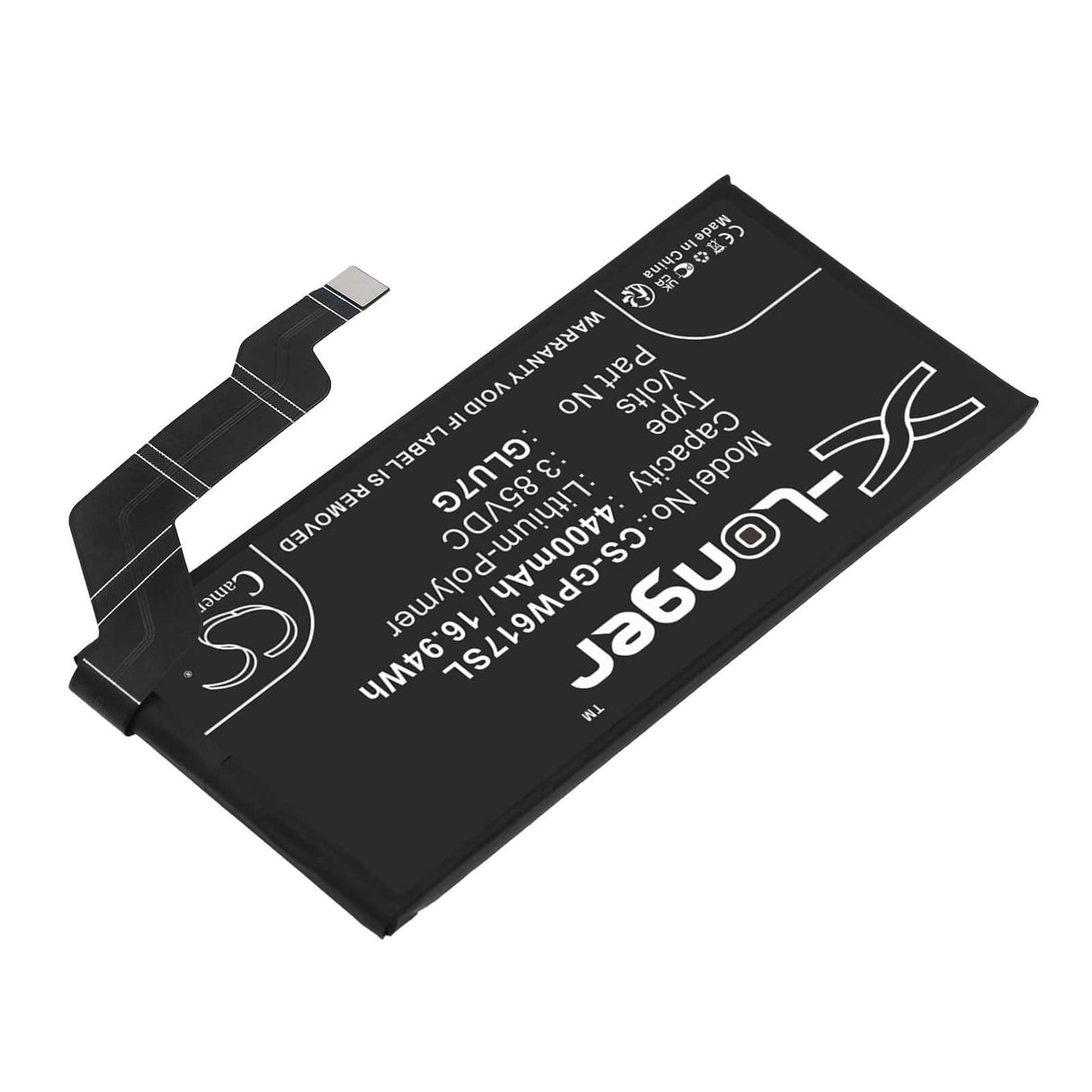 3.85V, Li-Polymer, 4400mAh, SmartPhone battery fits Google, Glu7g, G1azg, Gb17l, 16.94Wh Mobile, SmartPhone Cameron Sino Technology Limited (Smartphone)