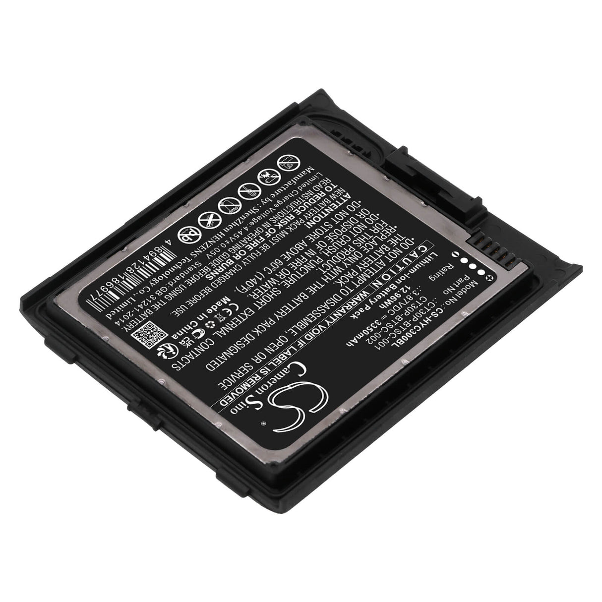 3.87v, Li-ion, 3350mah, Barcode Scanner Battery Fits Honeywell, Ct30 Xp, Ct30 Xp Hc, 12.96wh Barcode Scanner Cameron Sino Technology Limited