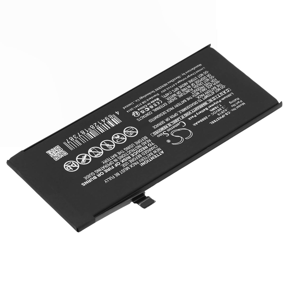 3,88V, Li-Polymère, 2000mAh, batterie de smartphone compatible avec Apple, A2819, A2783, Apple Iphone Se3, 7,76Wh Mobile, Smartphone Cameron Sino Technology Limited (Smartphone)