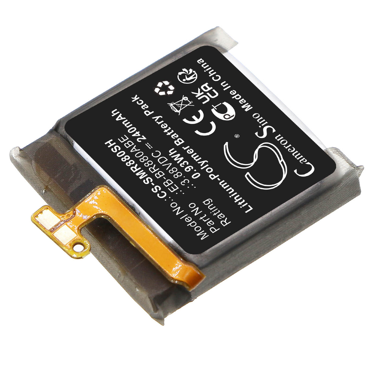 3.88v, Li-polymer, 240mah, Smartwatch battery Fits Samsung, Galaxy Watch 4 40mm, Galaxy Watch4 Classic 42mm, 0.93wh Smartwatch Cameron Sino Technology Limited