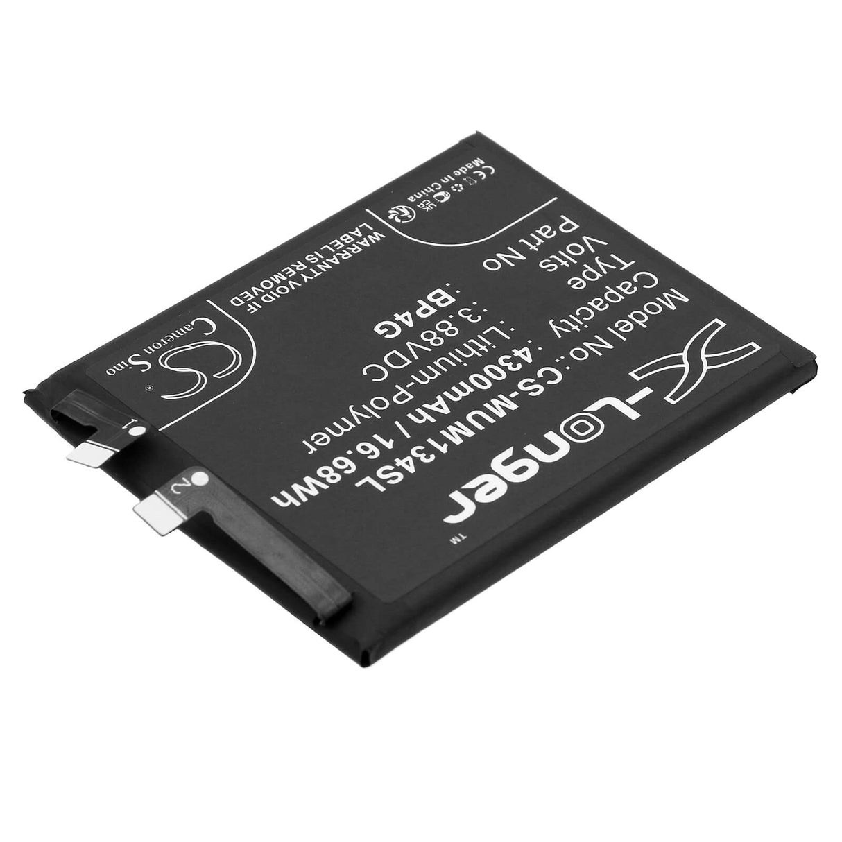 3,88V, Li-Polymer, 4300mAh, batterie de smartphone compatible avec Xiaomi, Bp4g, 2211133c, 2211133g, 16,68Wh Mobile, Smartphone Cameron Sino Technology Limited (Smartphone)