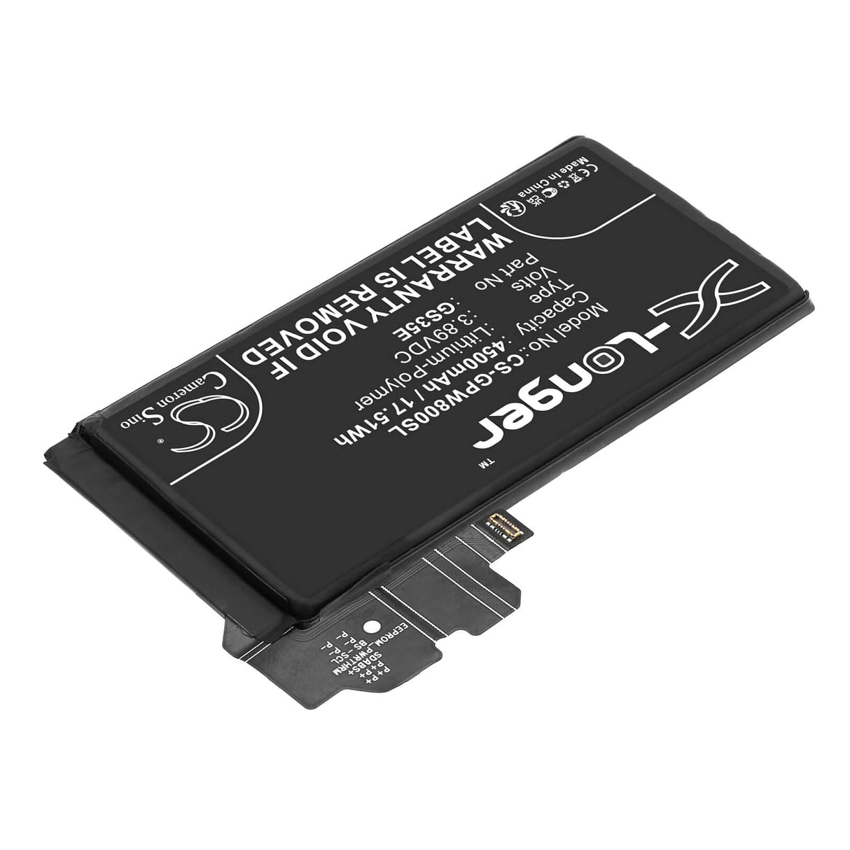 3.89V, Li-Polymer, 4500mAh, batterie de smartphone compatible avec Google, G949-00574-01, G9bqd, Gkws6, 17.51Wh Mobile, Smartphone Cameron Sino Technology Limited (Smartphone)