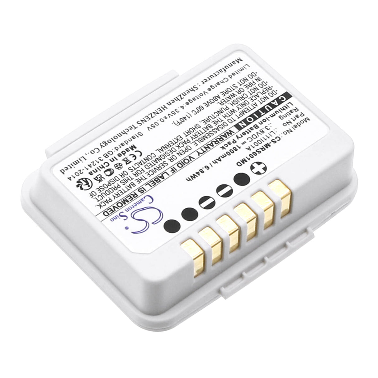 3.8V, Li-ion, 1800mAh, Medical battery fits Mindray, 022-000198-00, Bp10, Tms-6016, 6.84Wh Medical Cameron Sino Technology Limited (Medical)