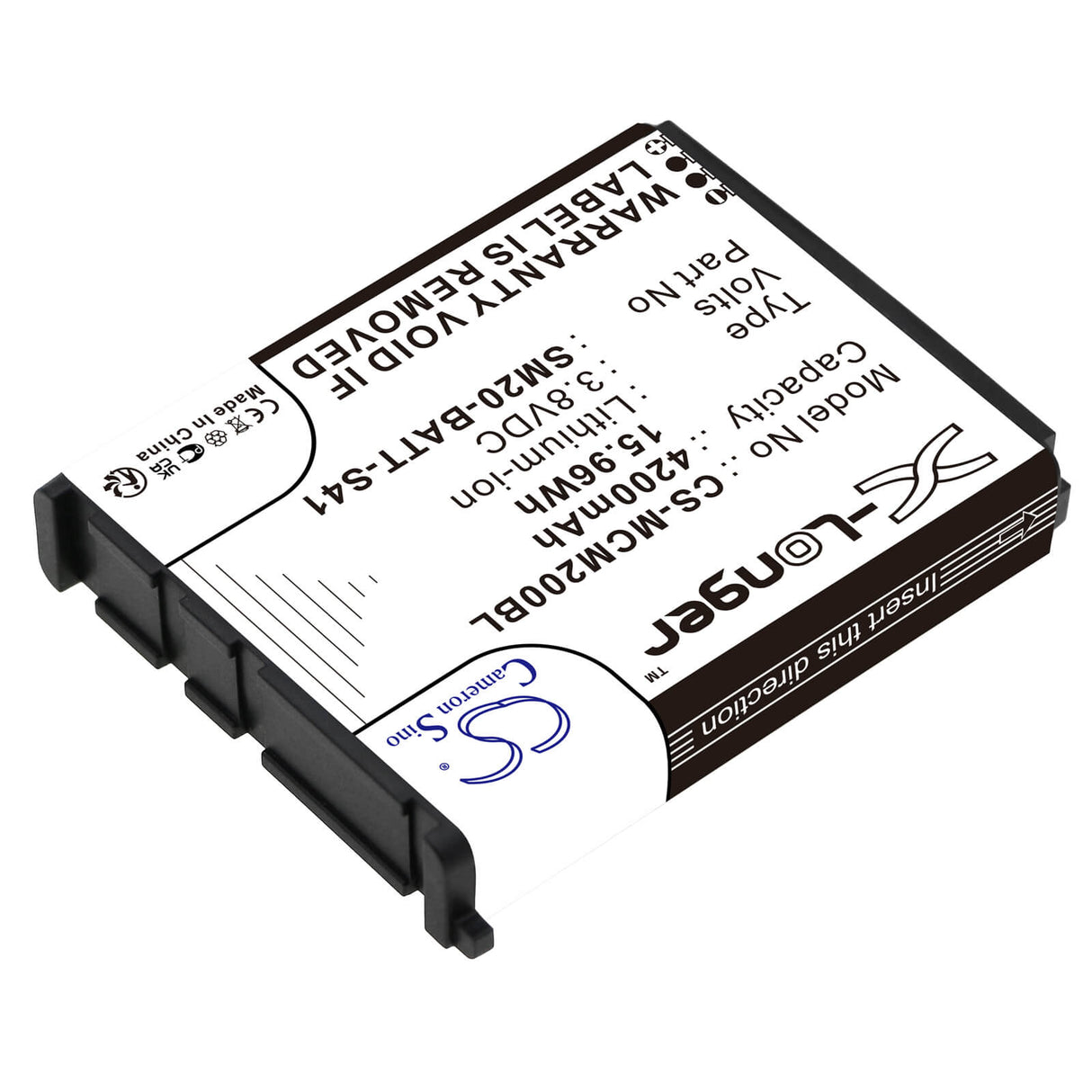 3.8v, Li-ion, 4200mah, Barcode Scanner Battery Fits M3 Mobile, Sm20, Sm20 X, 15.96wh Barcode Scanner Cameron Sino Technology Limited